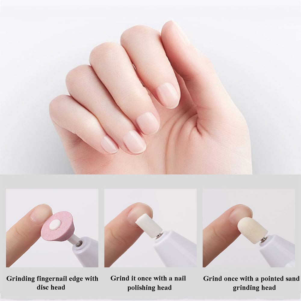 Gleevia Portable mini Nail Drill, Nail Polishing Machine, Grooming, and Polishing of Nails at Home