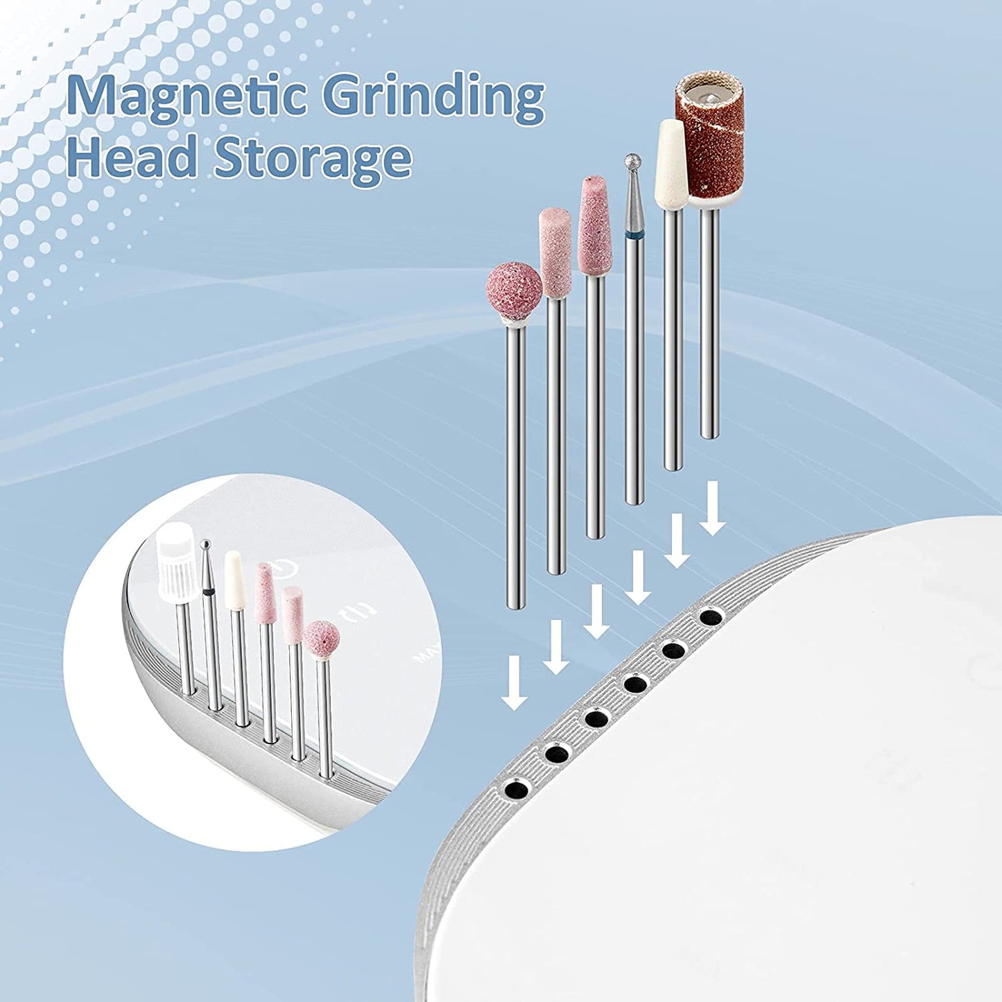 Gleevia Professional Nail Drill Machine JMD108 Electrical 35000RPM