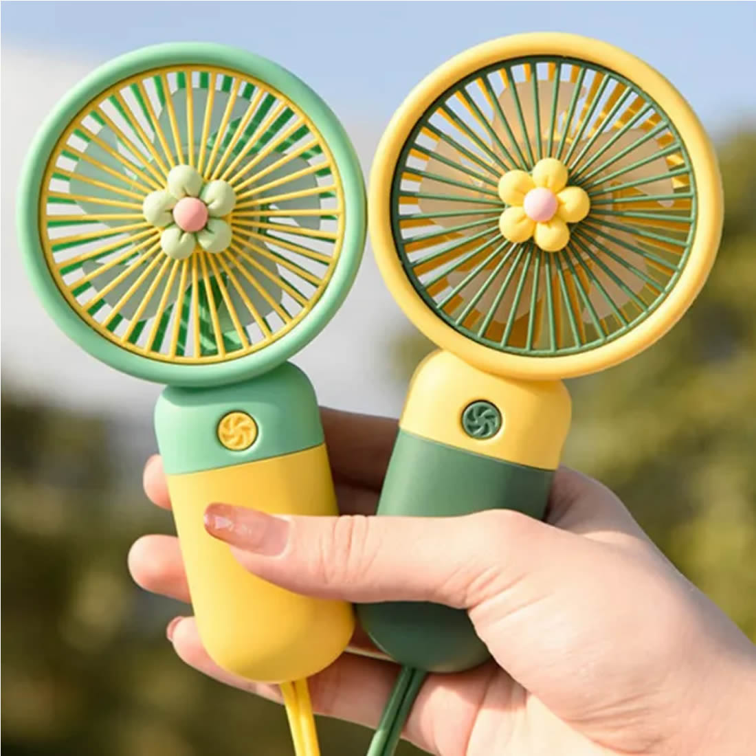 Gleevia Handheld Mini Lash Dryer Fan For Eyelash Extension USB Rechargeable