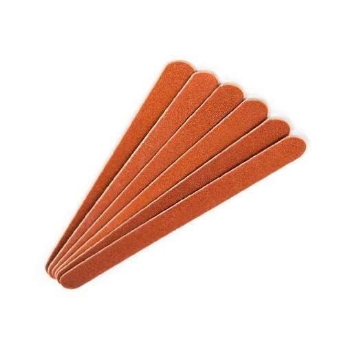 Gleevia Emery Boards Nail Files (10Pcs) | Manicure Pedicure Nail Filer Tool | Curved Fingernail files