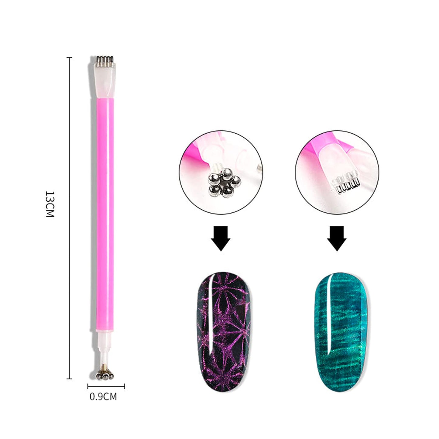 Gleevia Cateye Magnet Tool For Creating Cat Eye Nail Design