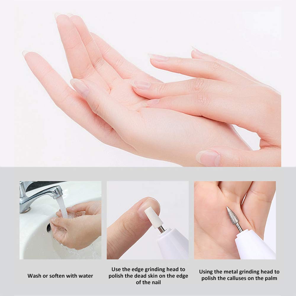 Gleevia Portable mini Nail Drill, Nail Polishing Machine, Grooming, and Polishing of Nails at Home