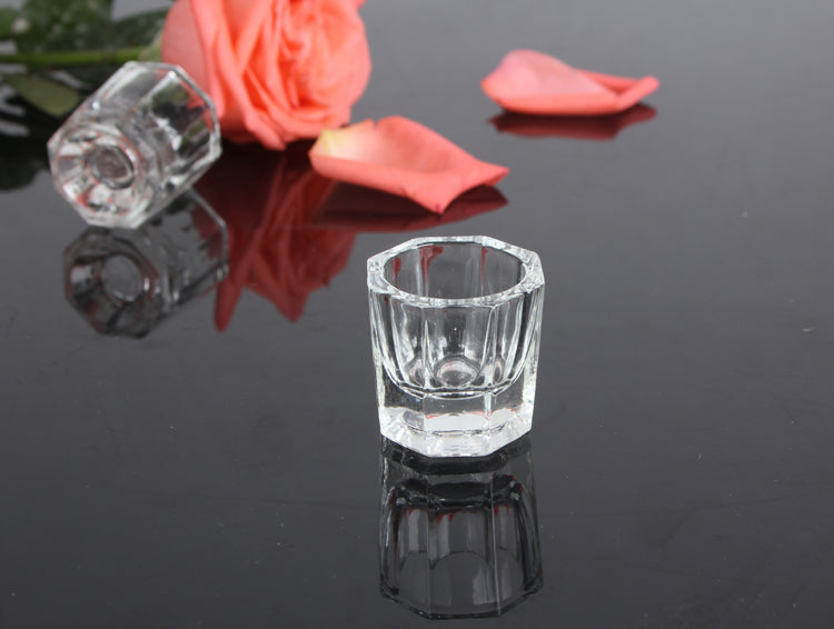 Gleevia Glass Dappen Dish for Nail Art Acrylic Liquid (1pcs)