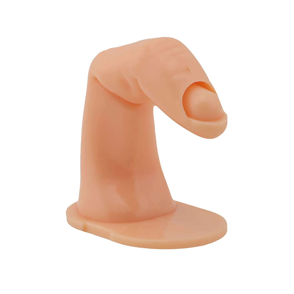 Gleevia Artificial Practice Finger | Plastic Nail Art Practice Finger for Nail Designing