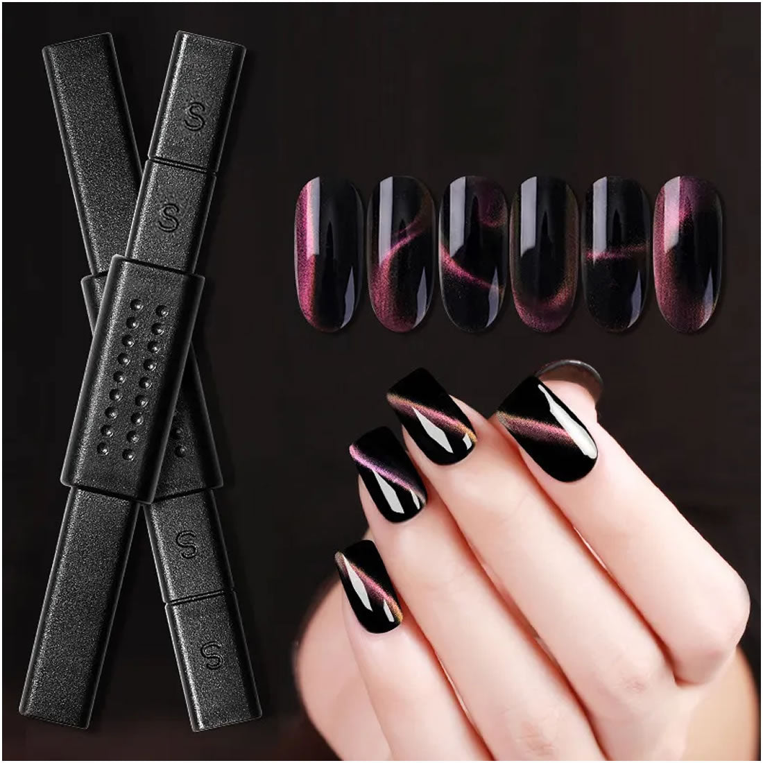 Gleevia Cateye Magnet Tool For Creating Cat Eye Nail Design