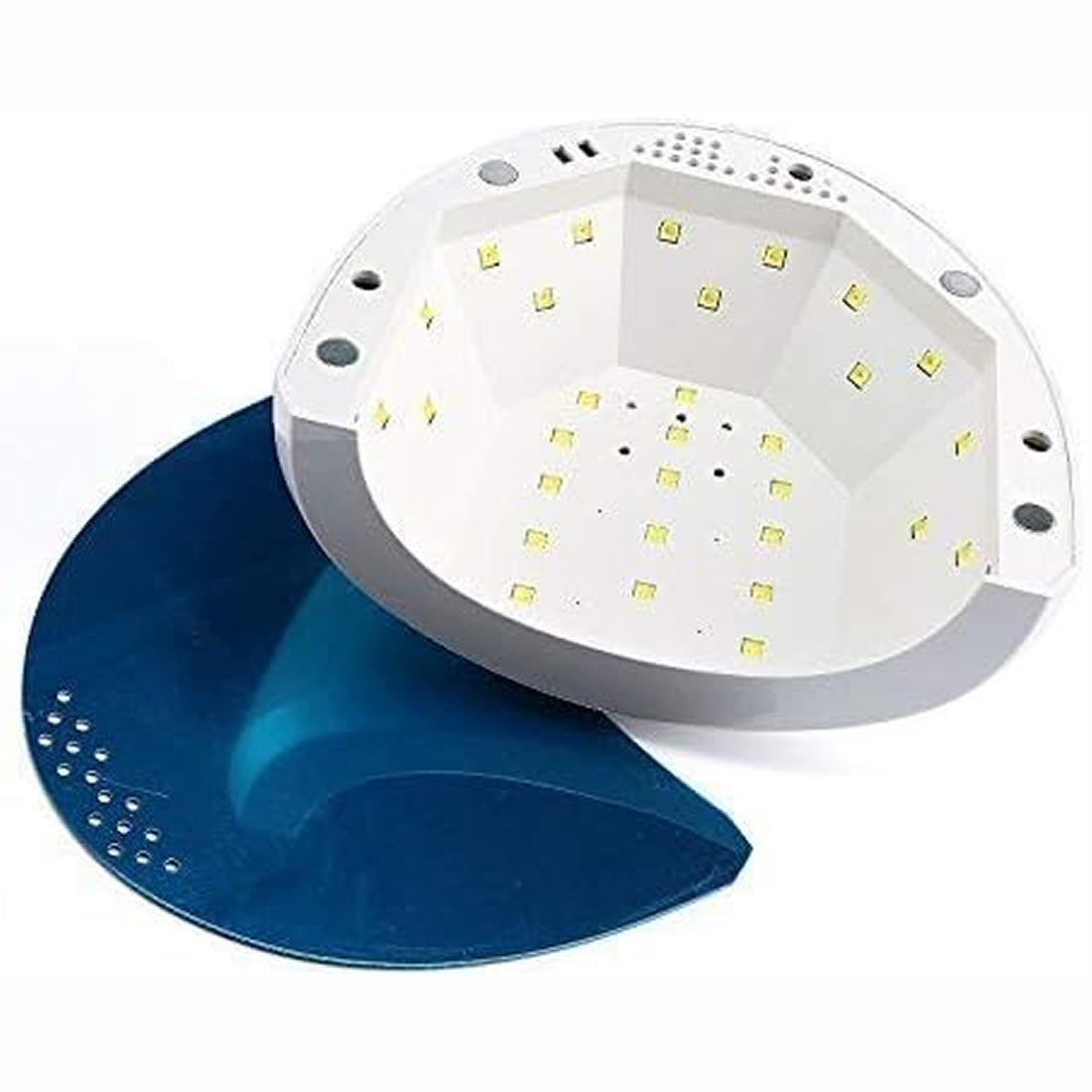 Gleevia UV Nail Dryer Lamp Gel Polish Nail Dryer 2 Light Source 3 Timers Auto Sensor (Professional Salon Series) Nail Polish Dryer (UV Power 48W)