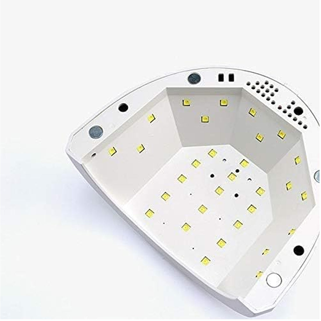 Gleevia UV Nail Dryer Lamp Gel Polish Nail Dryer 2 Light Source 3 Timers Auto Sensor (Professional Salon Series) Nail Polish Dryer (UV Power 48W)