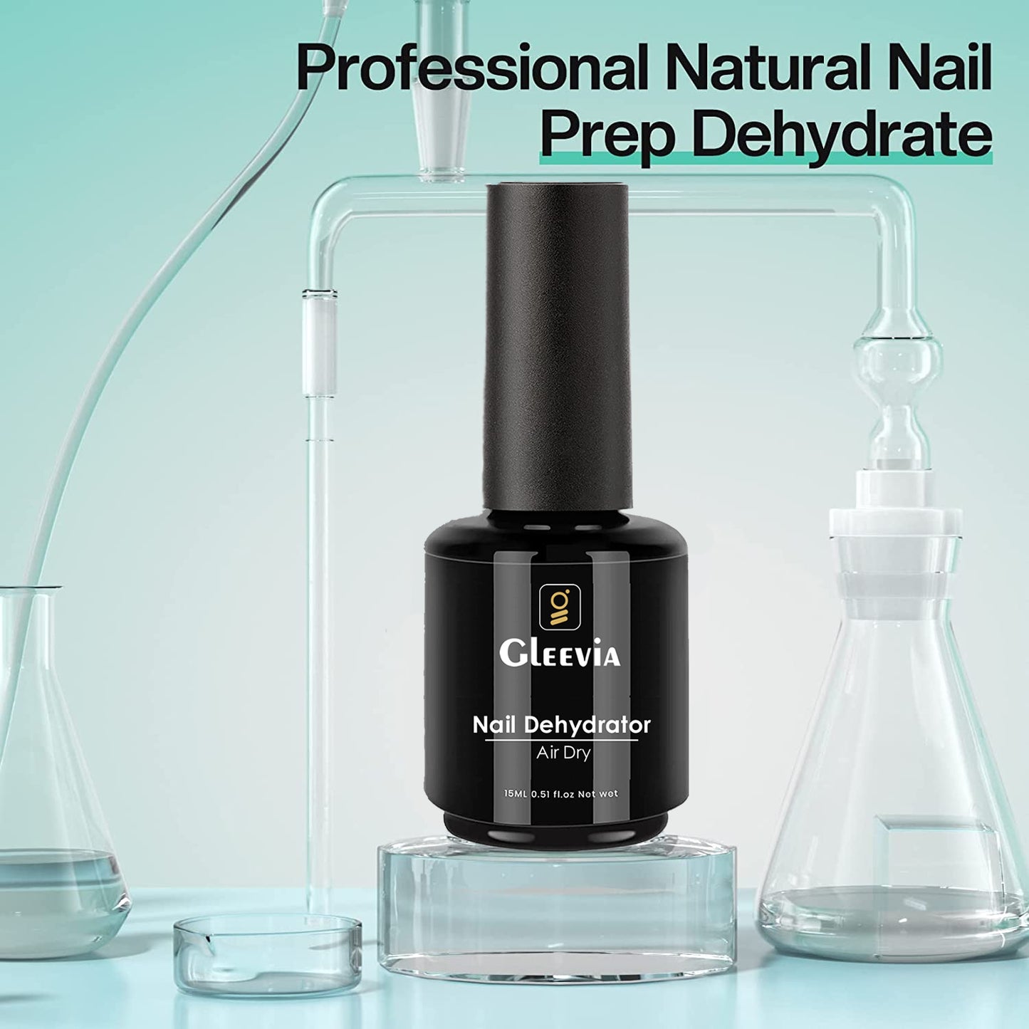 Gleevia UV/LED Nail Dehydrator | Prep Step Dehydrator for Anti Peel Off Long Lasting Nail Extension