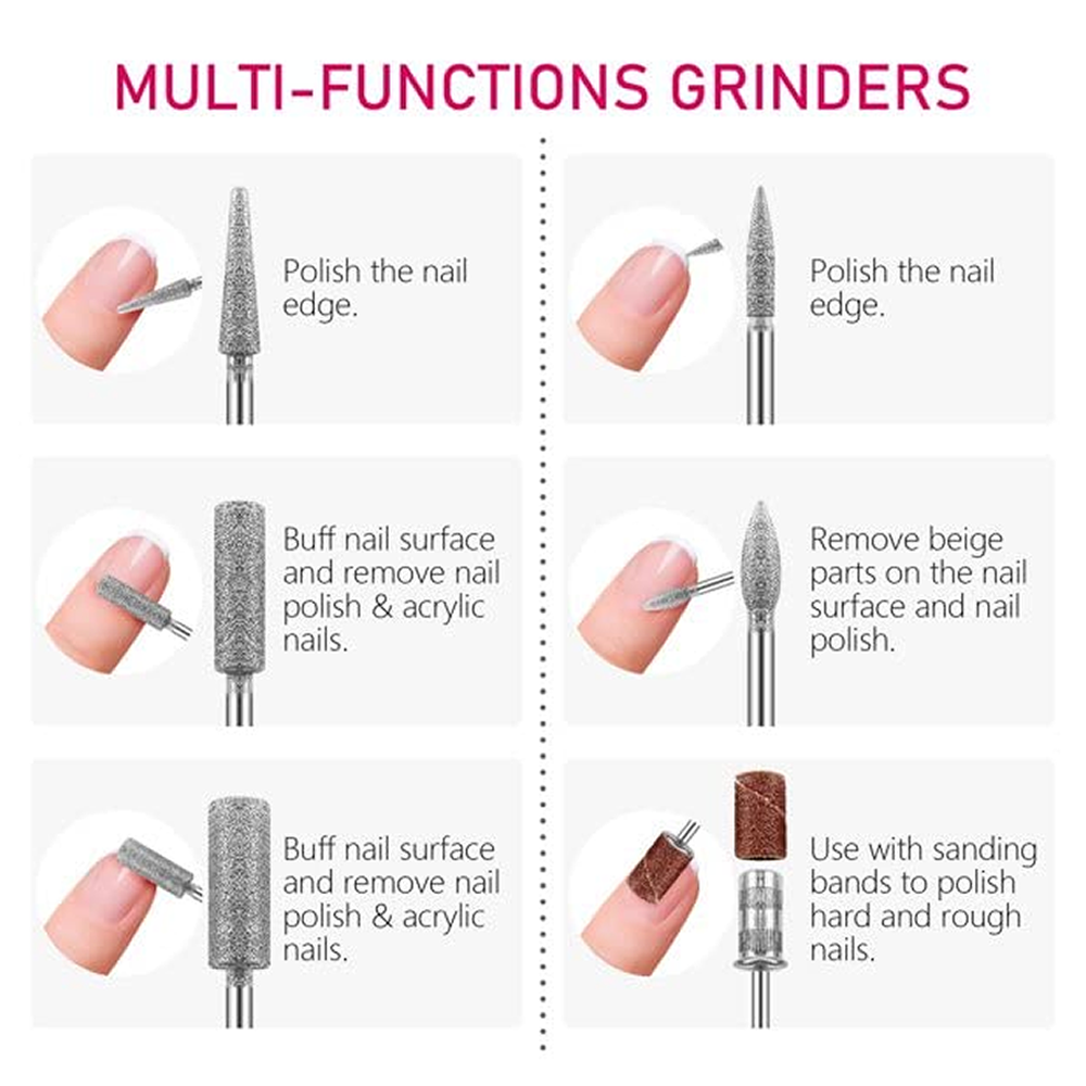 Gleevia Electric Speed Controller Nail Drill Machine Set for Manicure & Pedicure
