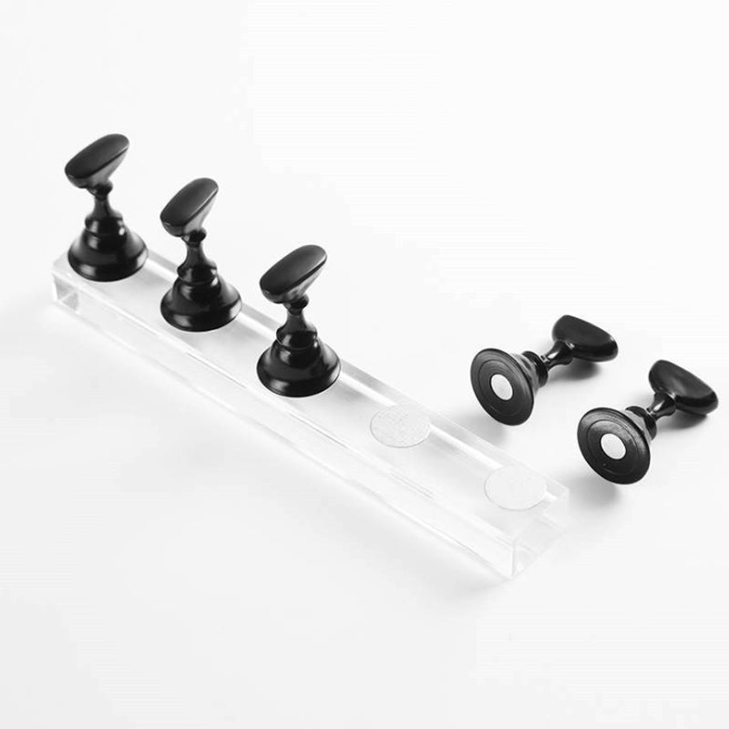 Magnetic Nail Tip Holder Stand for Artificial Acrylic Nail Tip Display & For Nail Art Design