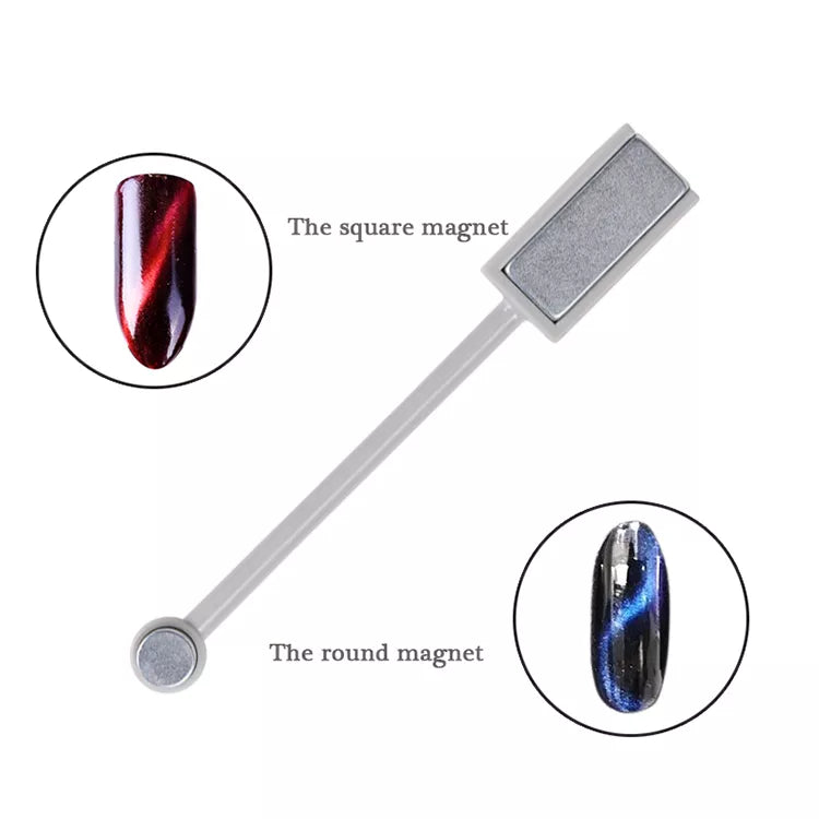 Cat-Eye Gel Polish Magnet 2D/3D/9D Nail Magnetic Sticks for Cat Eye Effects on Nails