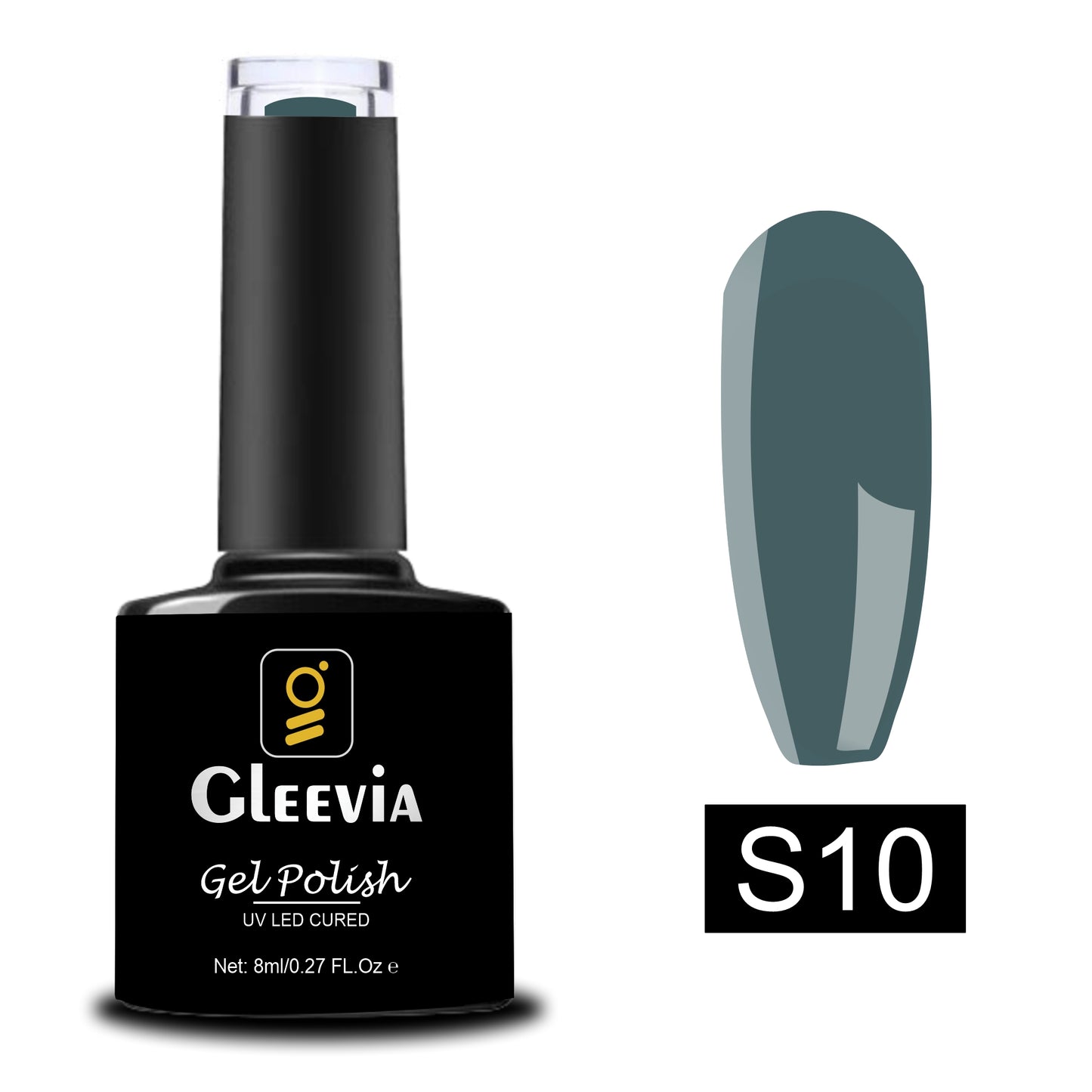 UV/LED Gel Polish for Professionals 15ml Brush Cap Shade S10