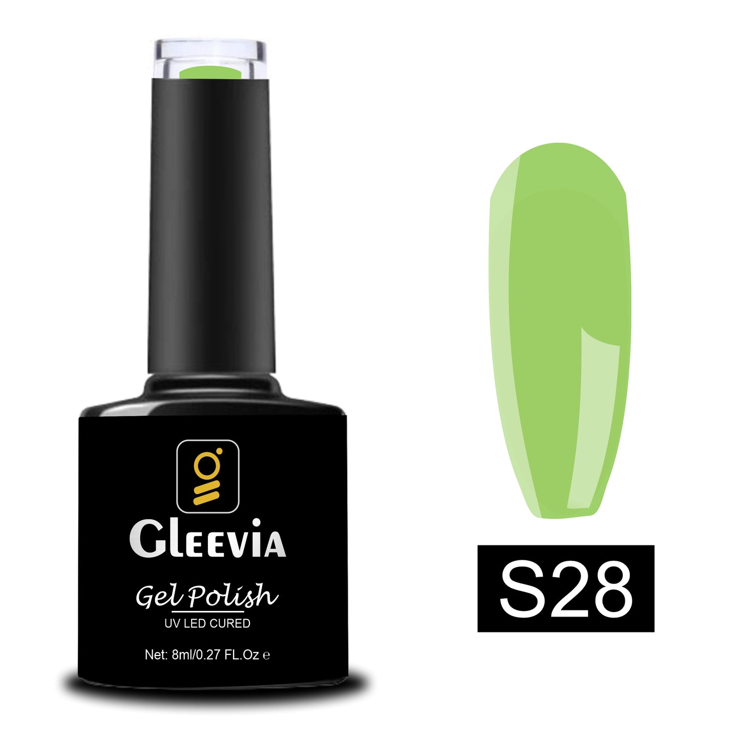 UV/LED Gel Polish for Professionals 15ml Brush Cap Shade S28