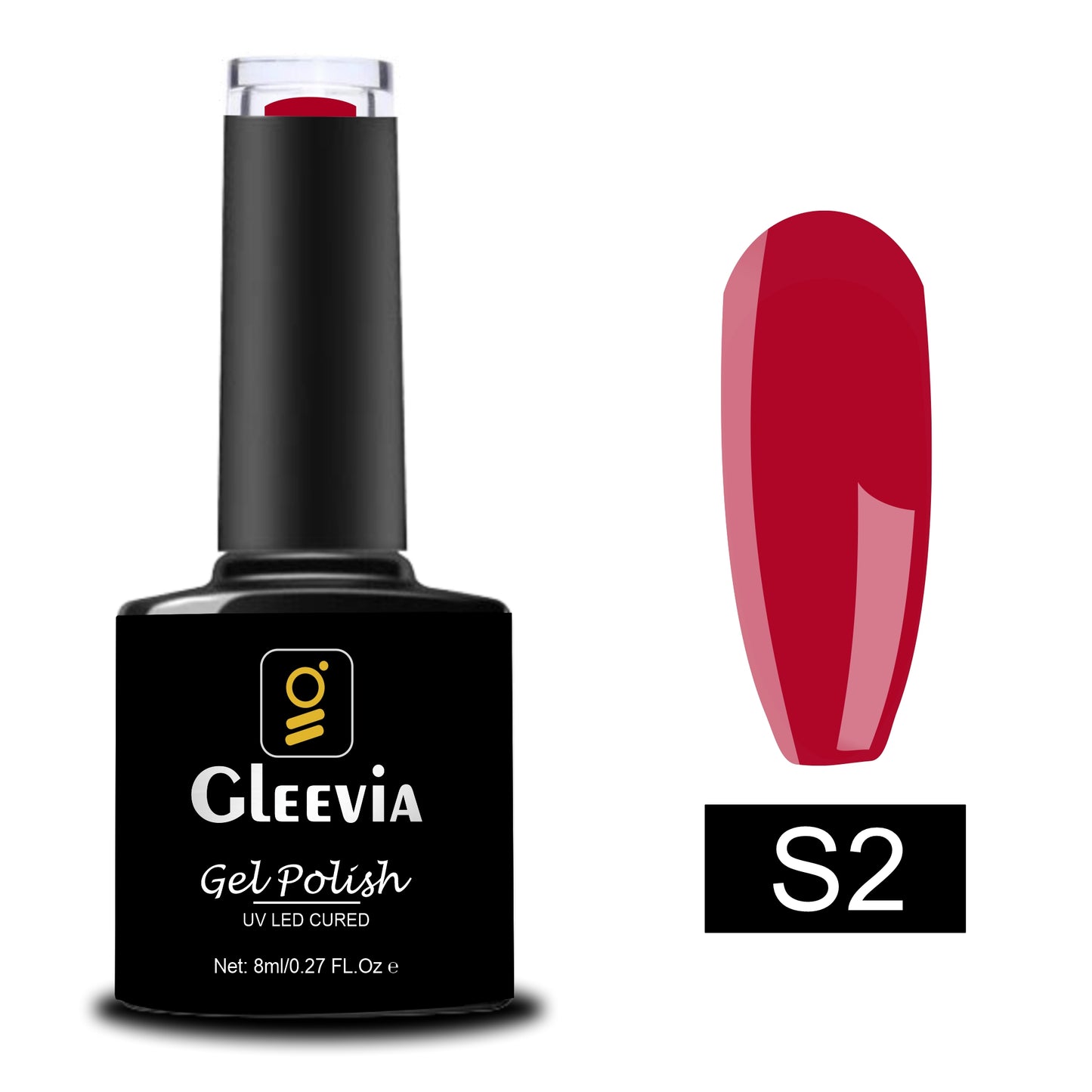 UV/LED Gel Polish for Professionals 15ml Brush Cap Shade S2