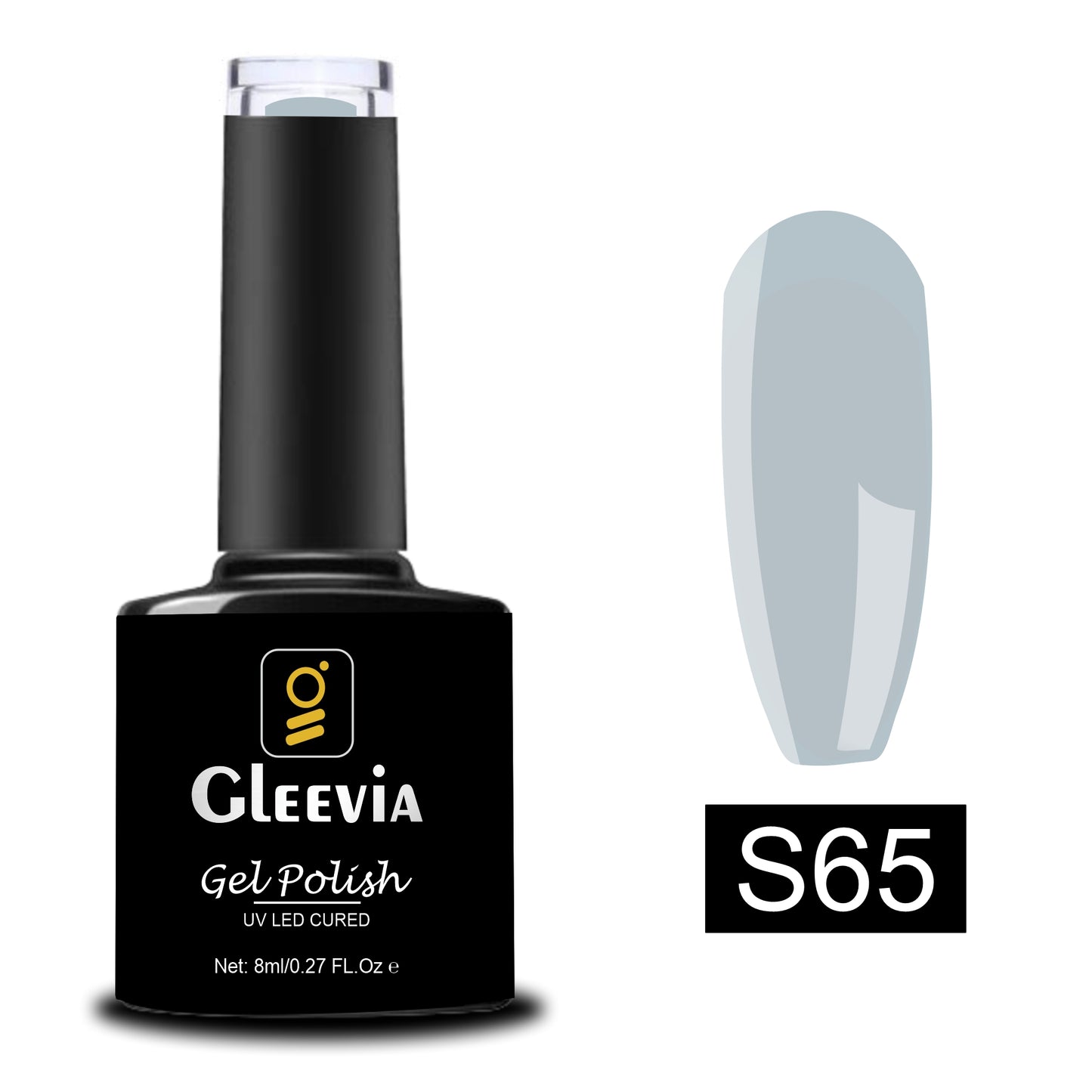 UV/LED Gel Polish for Professionals 15ml Brush Cap Shade S65