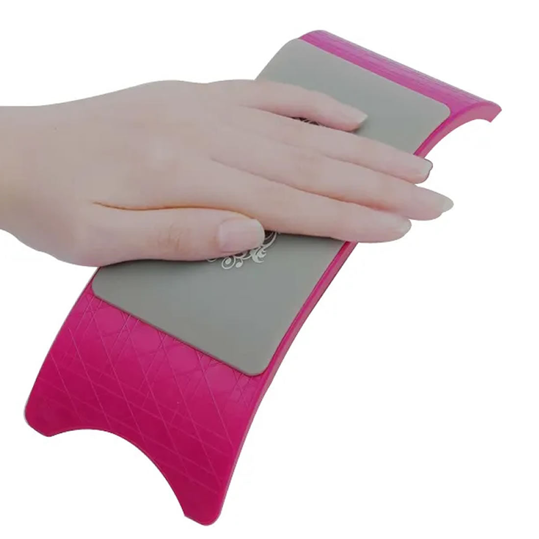 Silicon Padded Plastic Hand/Arm Rest for Nail Art | Manicure & Pedicure |