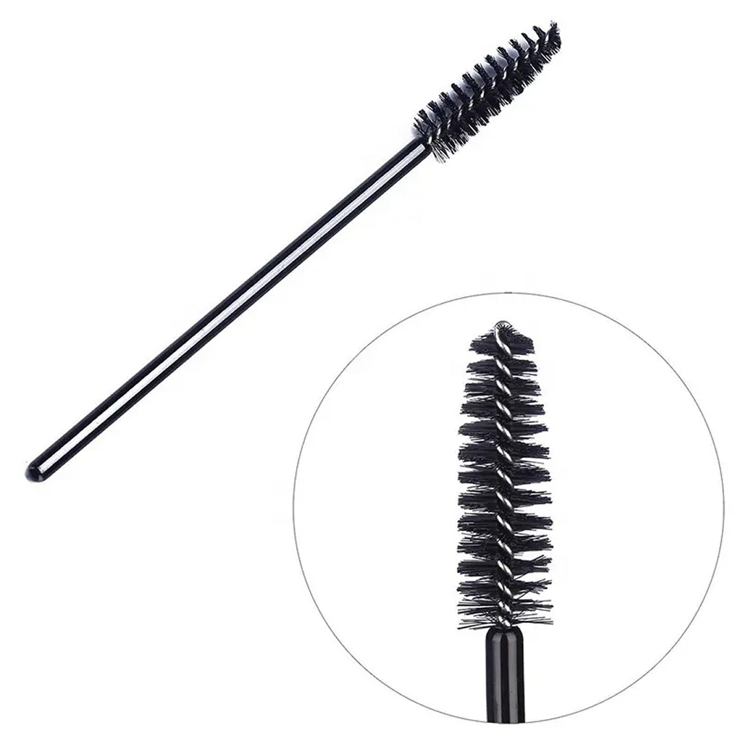 Eyelash Grooming Brush | Mascara wands disposable eyelash extension cleaning brushes 50pc/Pkt