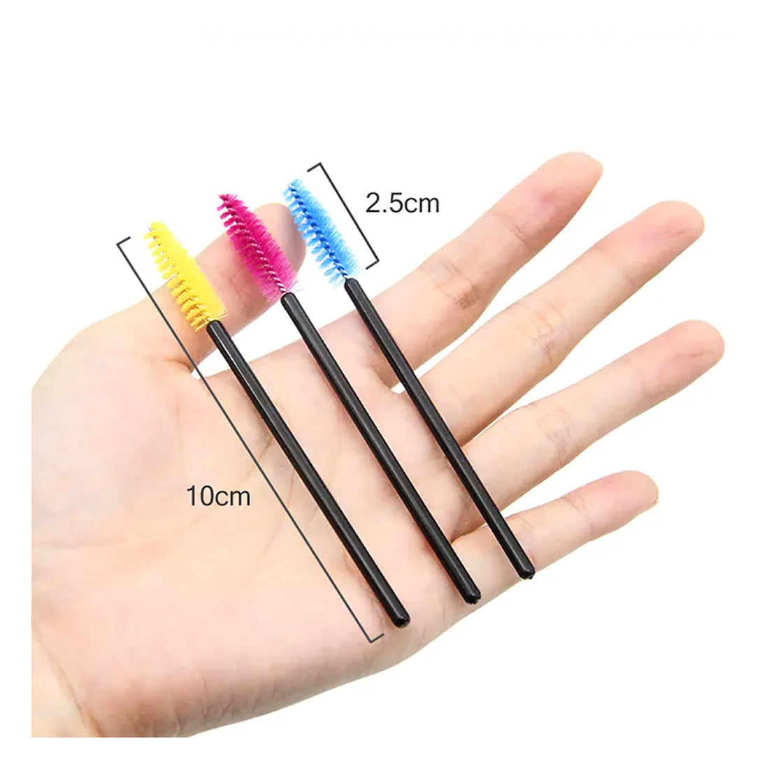 Eyelash Grooming Brush | Mascara wands disposable eyelash extension cleaning brushes 50pc/Pkt