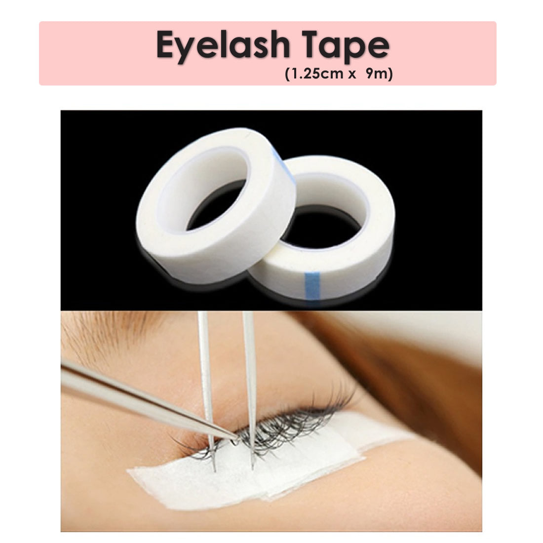 Eyelashes Accessories | Combo Pack of Eyelash Picker, Eyelash Brush, Scissor, Holder, Ring, Tape and Eyelash Gel Patches