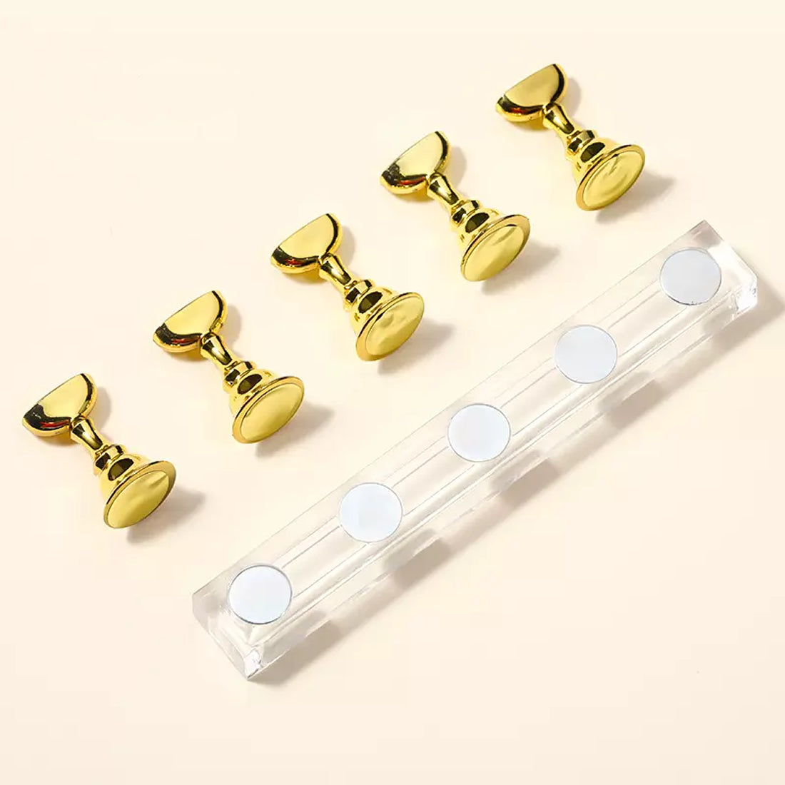 Magnetic Nail Tip Holder Stand for Artificial Acrylic Nail Tip Display & For Nail Art Design