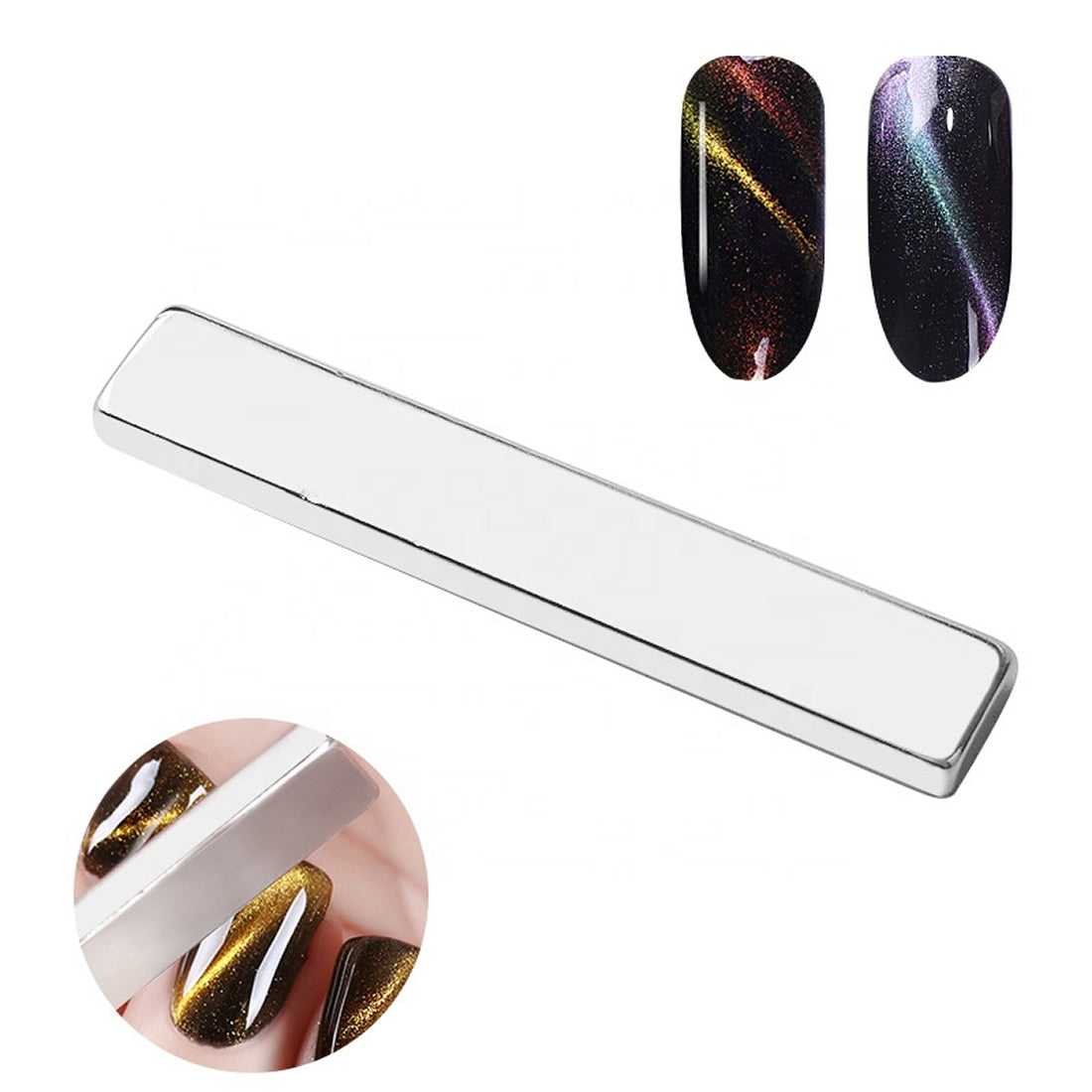 Cat-Eye Gel Polish Magnet 2D/3D/9D Nail Magnetic Sticks for Cat Eye Effects on Nails