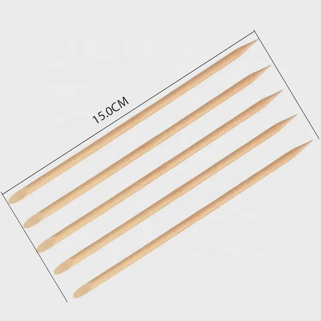 Multifunctional Orange Wood Dual Headed Stick Cuticle Pusher for Nail Art | Manicure & Pedicure |