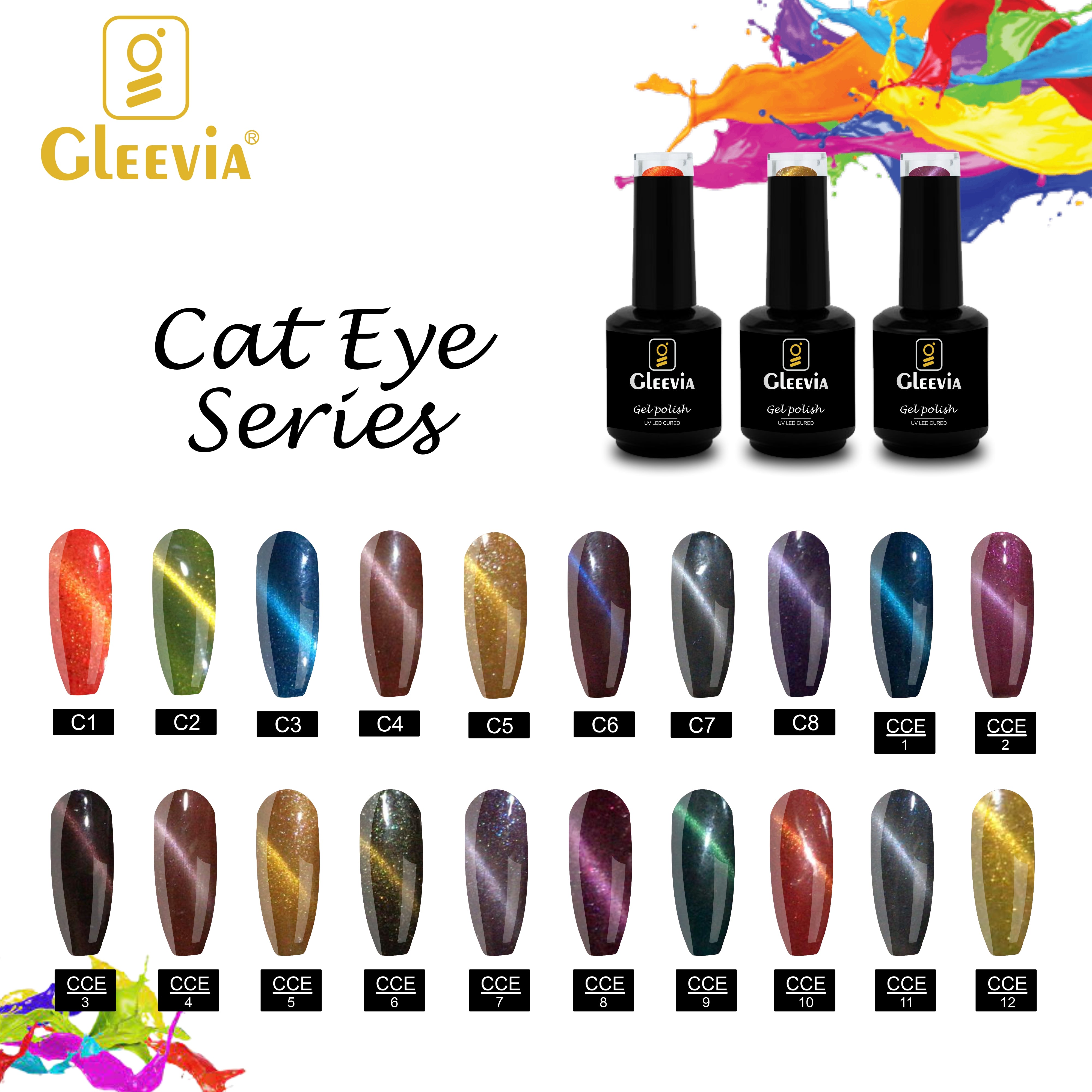 3D 9D Cat-Eye UV/LED Gel Polish