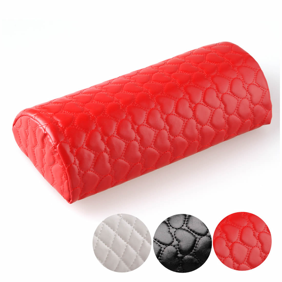 Gleevia Nail Art Hand Rest Cushion | Waterproof PU Cover Foam Pillow (Pack of 01)