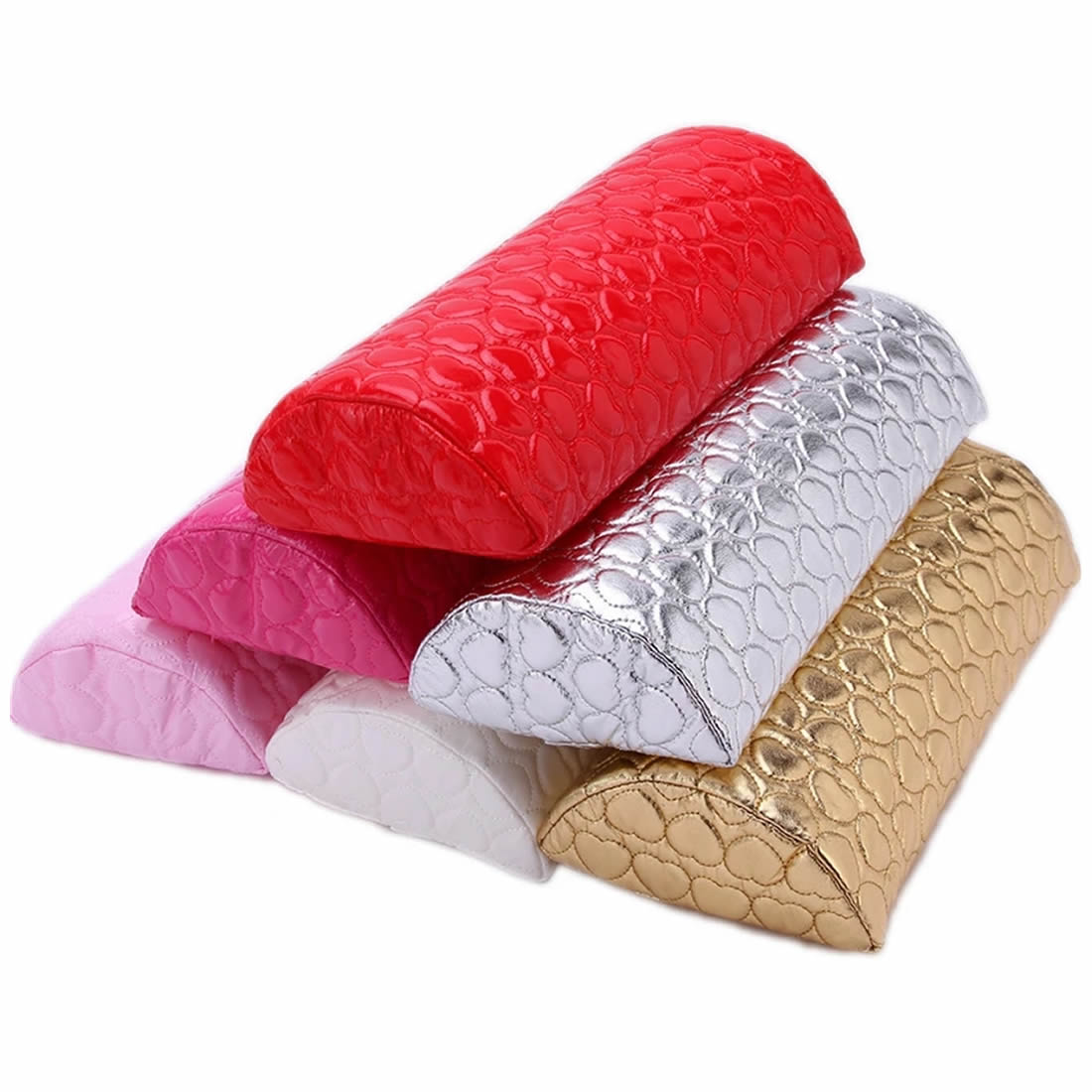 Gleevia Nail Art Hand Rest Cushion | Waterproof PU Cover Foam Pillow (Pack of 01)