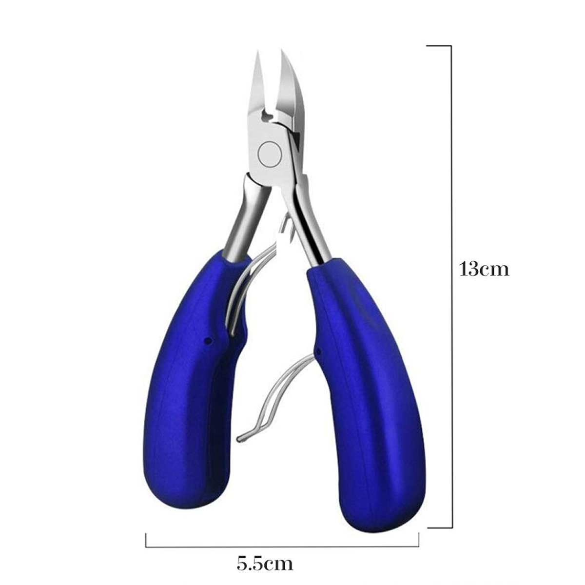 Toenail Clippers for Thick Nails: Professional Podiatrist Toe Nail Nippers Seniors Pedicure Ingrown Toenail Cutter with Stainless Steel Sharp Blade (Red, Blue, Black)