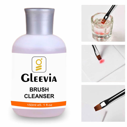 Gleevia Brush Cleaner Liquid for Nail Art Brush Cleaner 150ml