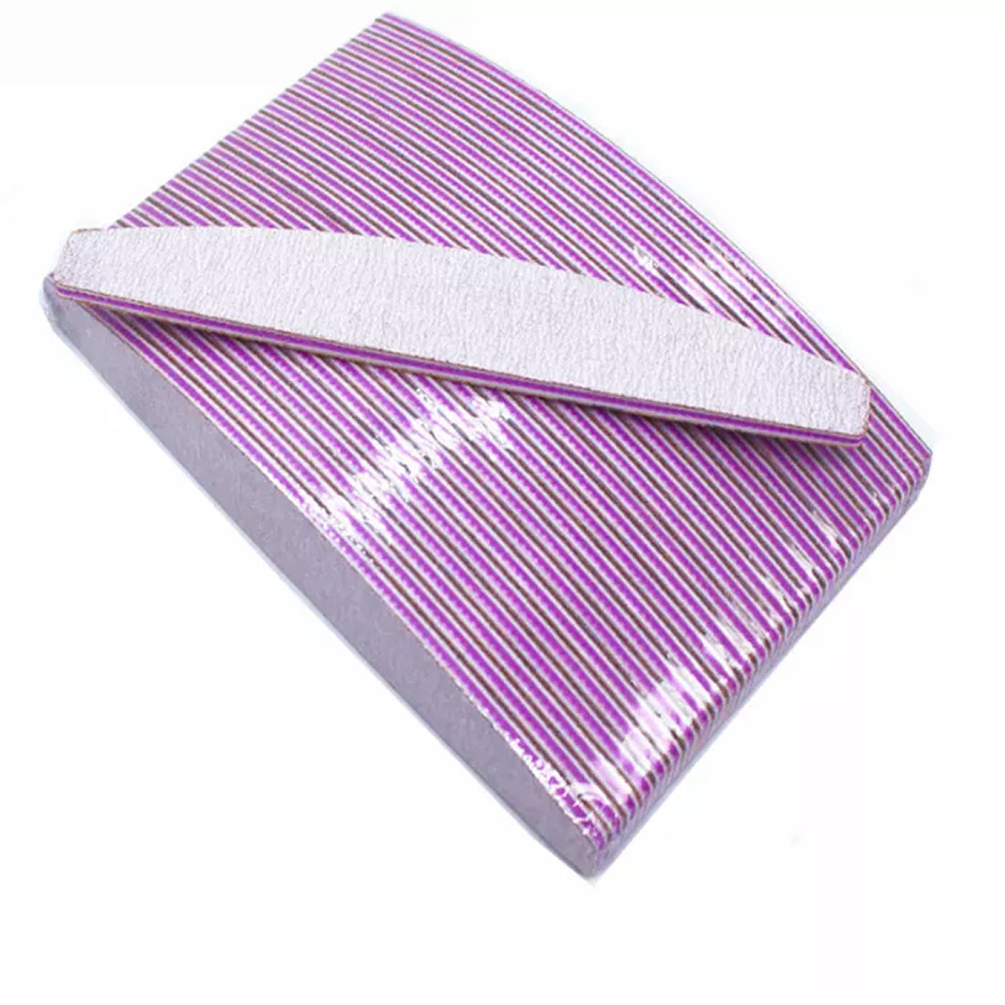 Nail Filer, Professional SandPaper Waterproof Nail Filer 100/180 Set | Ellipse Shape Fingernail files