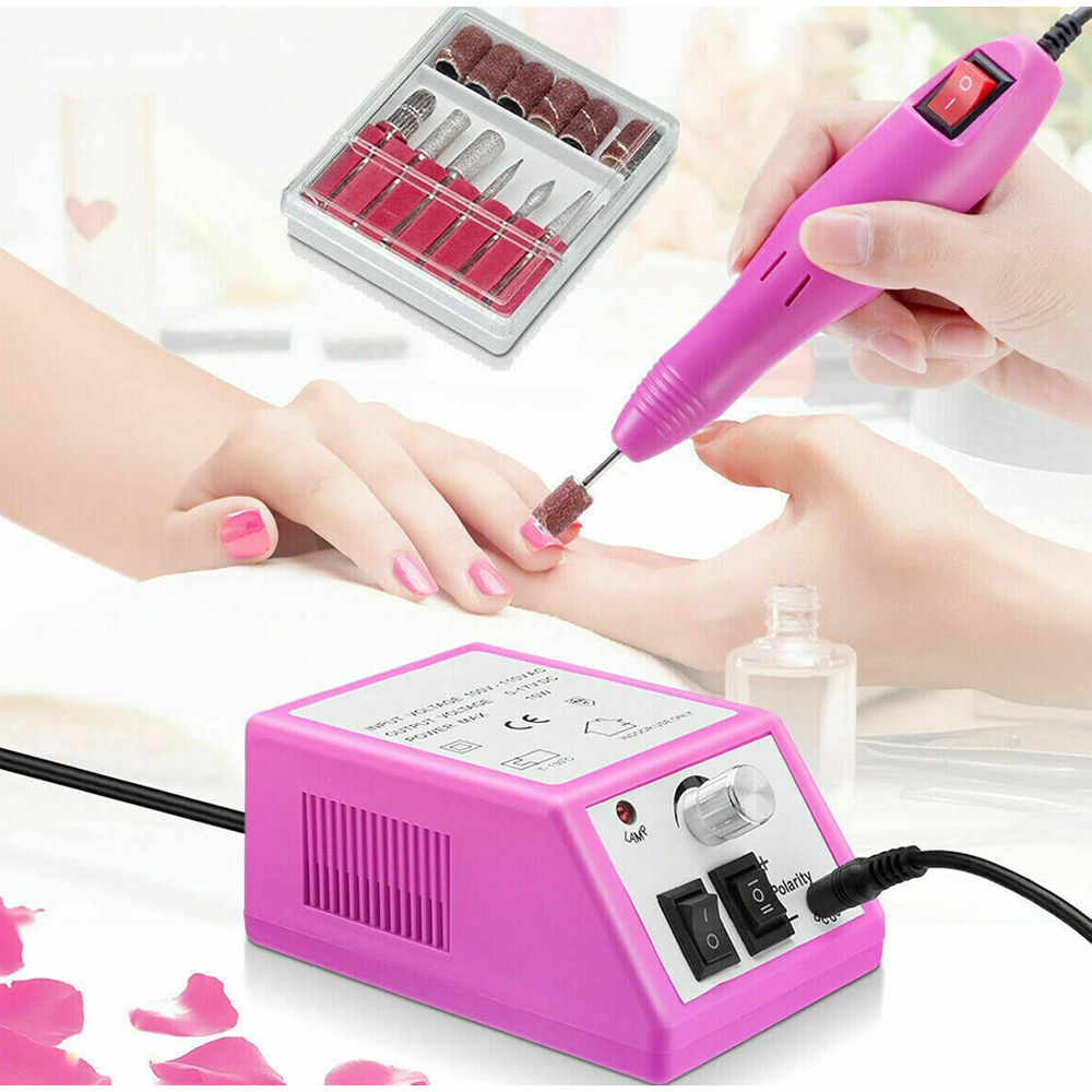 Gleevia Electric Speed Controller Nail Drill Machine Set for Manicure & Pedicure