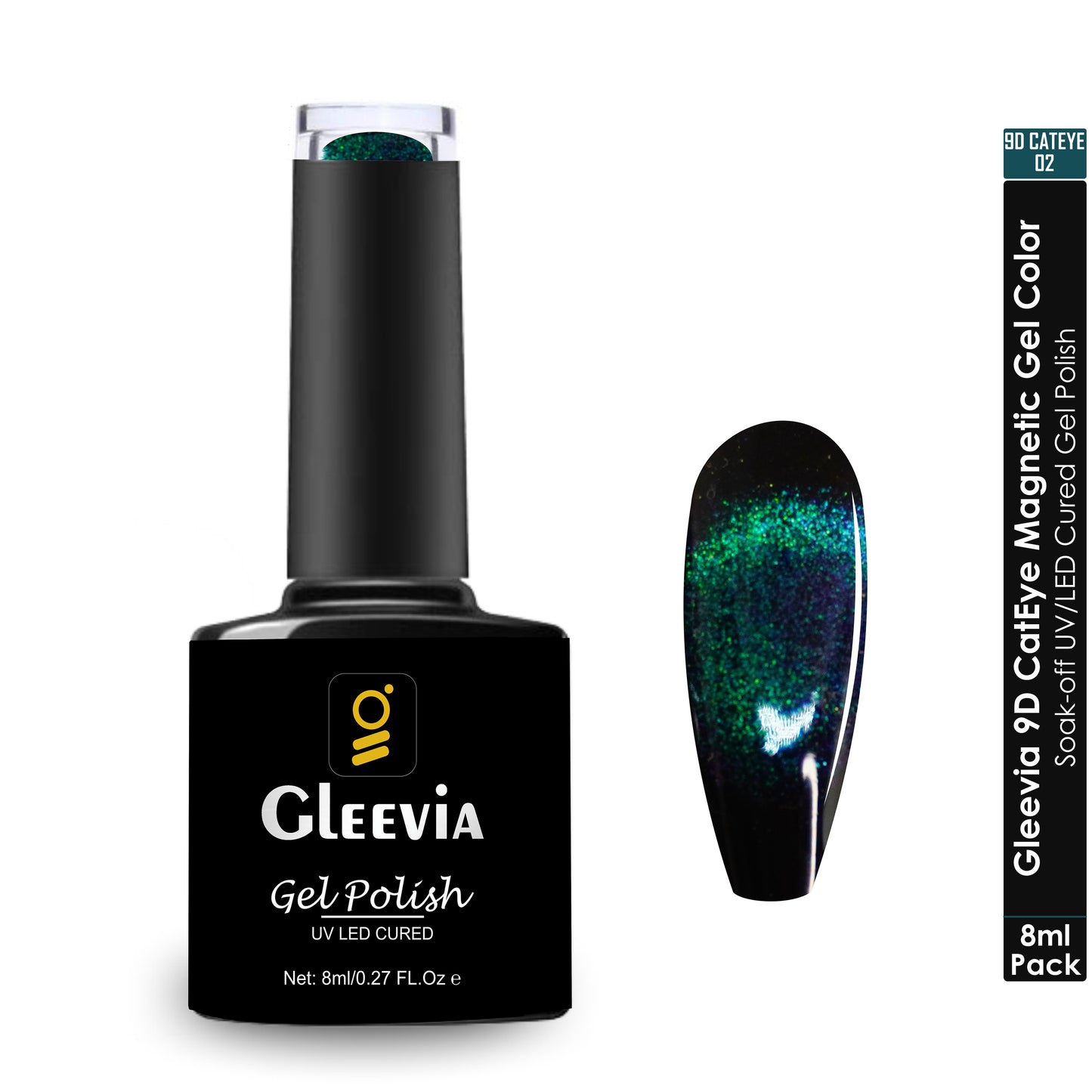 9D CatEye UV Gel Polish | Magnetic 9D Gel Nail Polish for Professionals 15ml