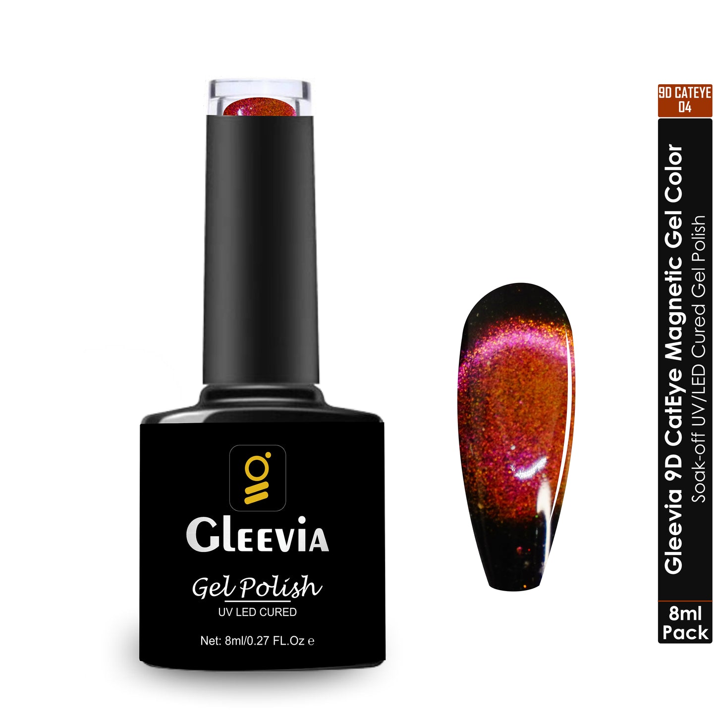 9D CatEye UV Gel Polish | Magnetic 9D Gel Nail Polish for Professionals 15ml