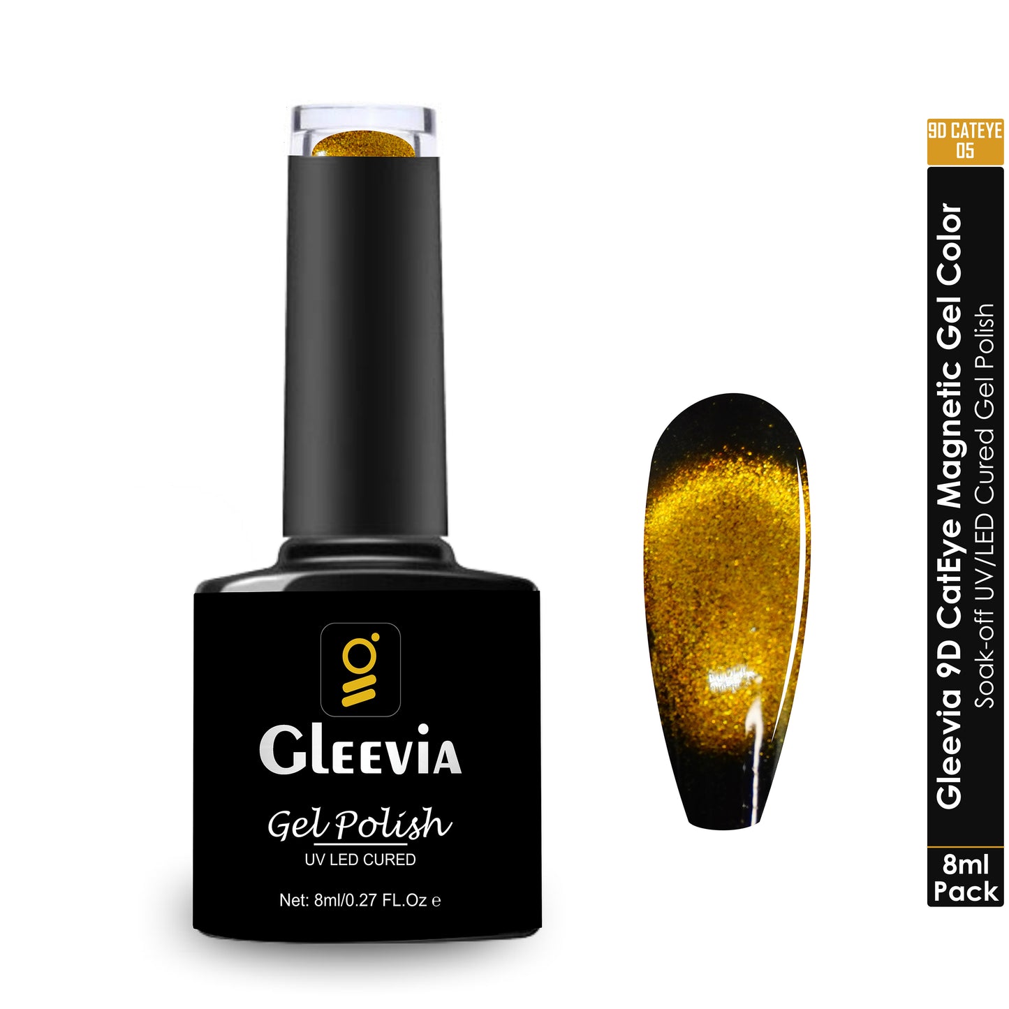 9D CatEye UV Gel Polish | Magnetic 9D Gel Nail Polish for Professionals 15ml