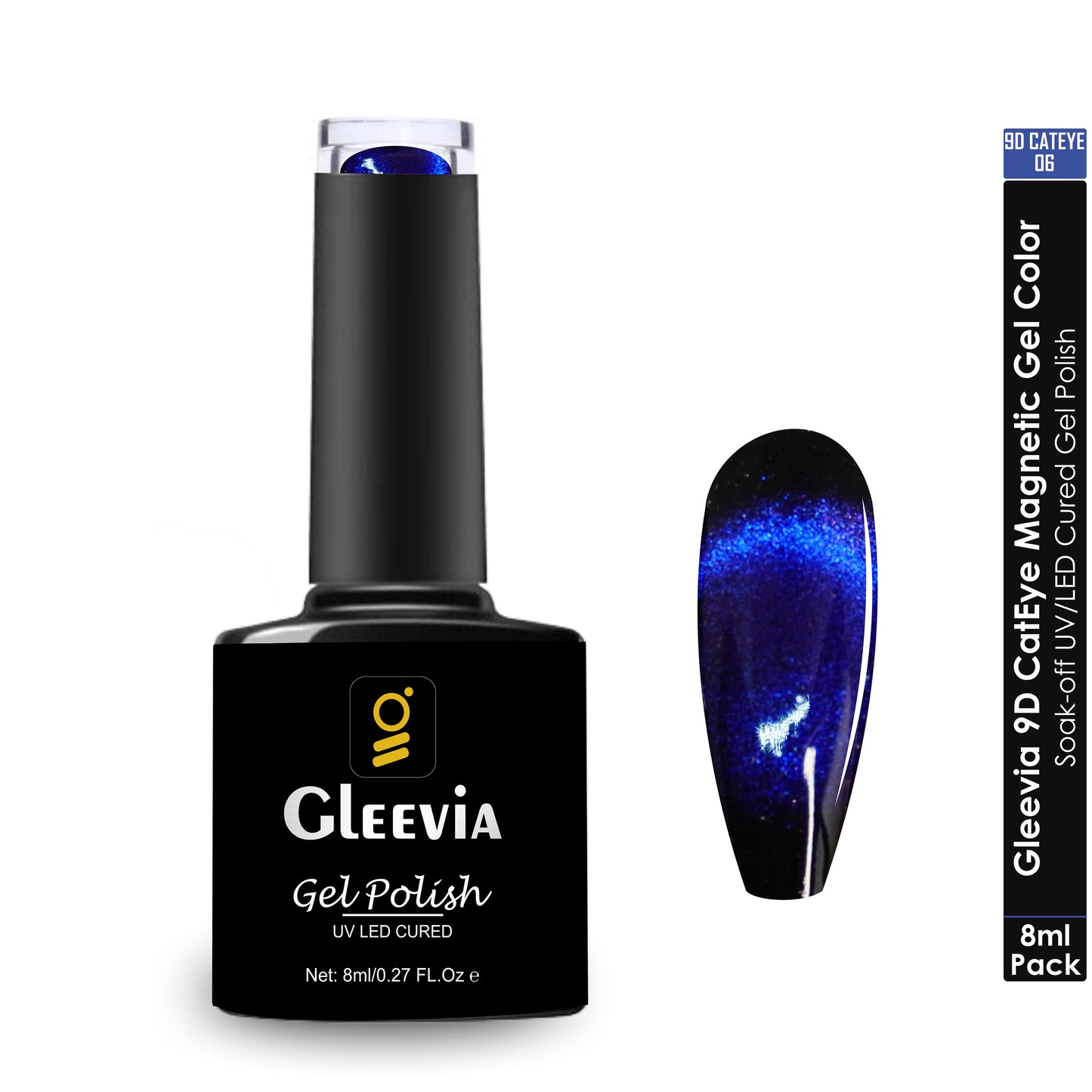 9D CatEye UV Gel Polish | Magnetic 9D Gel Nail Polish for Professionals 15ml