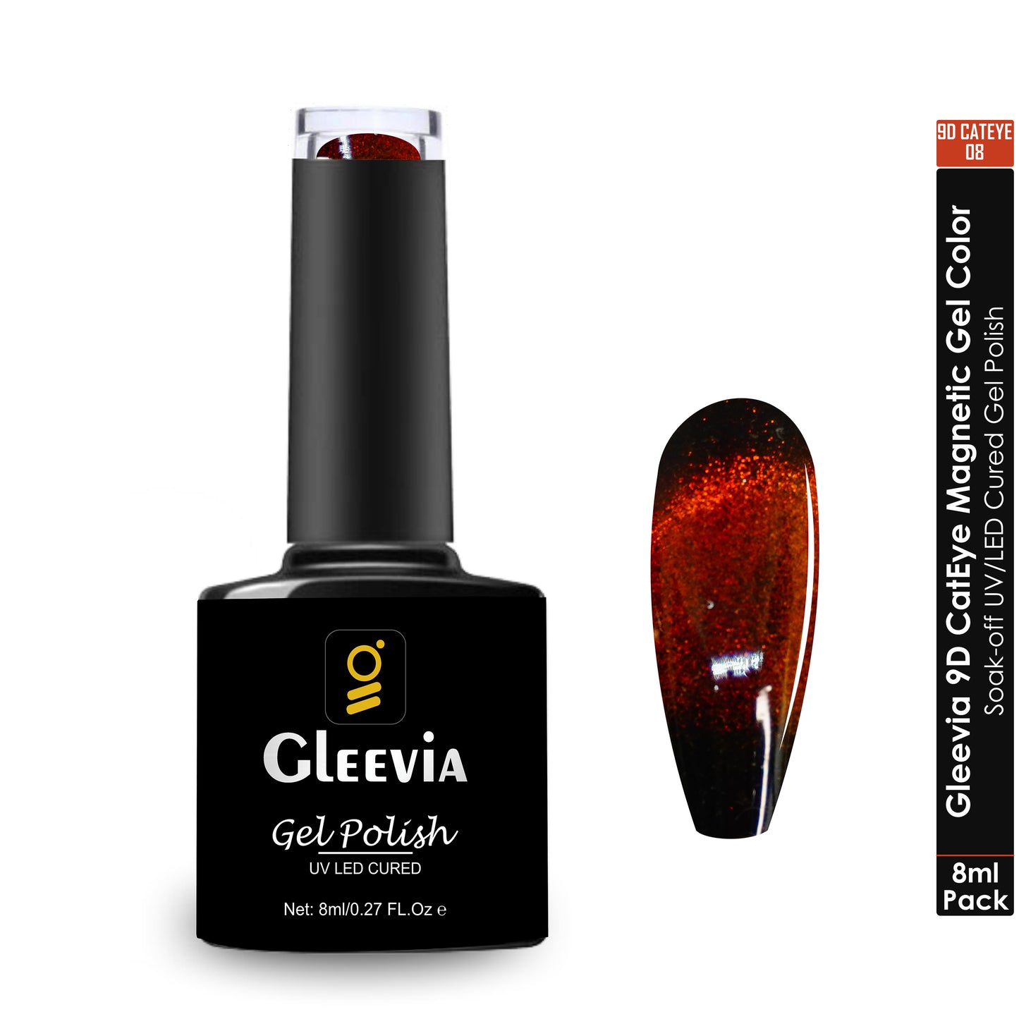 9D CatEye UV Gel Polish | Magnetic 9D Gel Nail Polish for Professionals 15ml