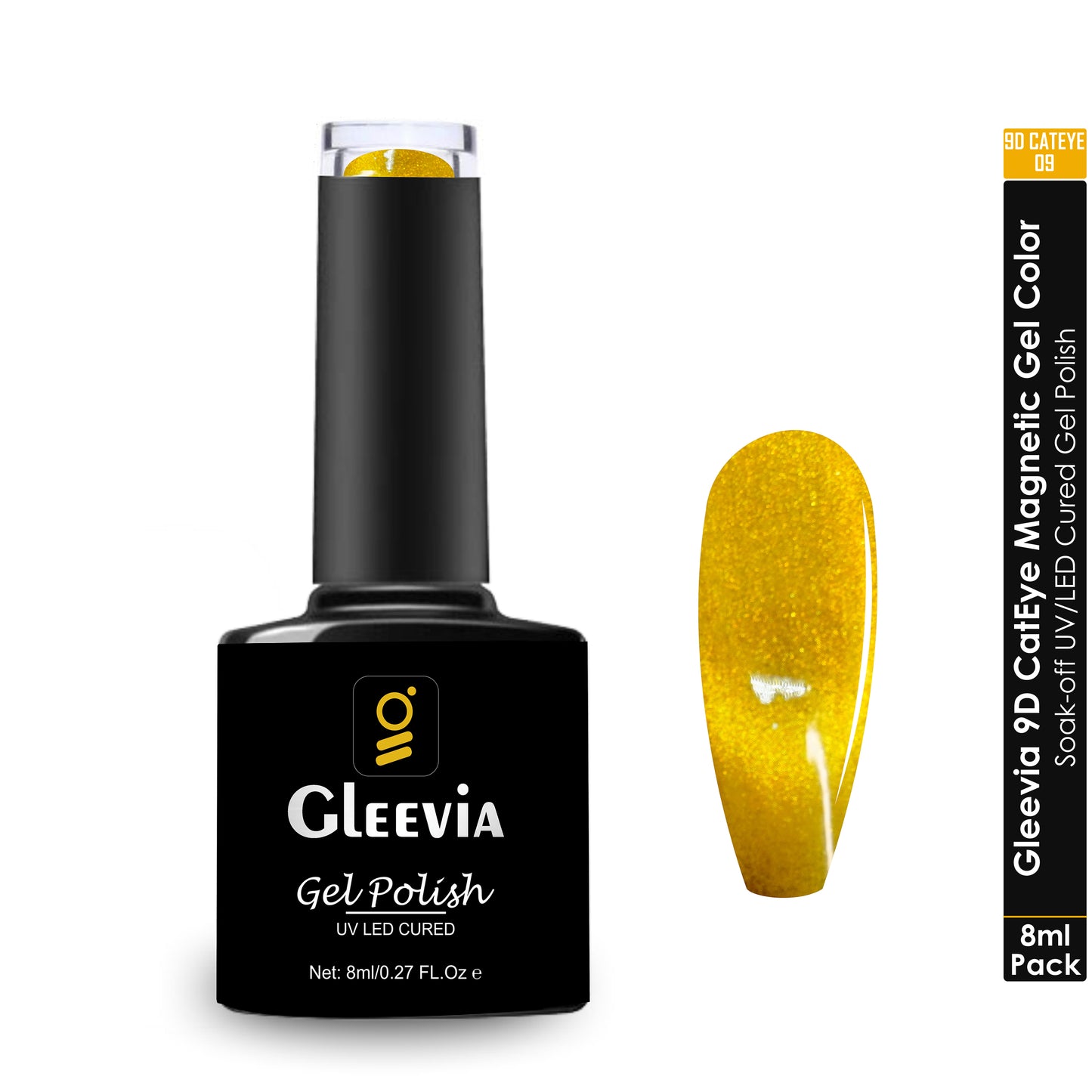 9D CatEye UV Gel Polish | Magnetic 9D Gel Nail Polish for Professionals 15ml