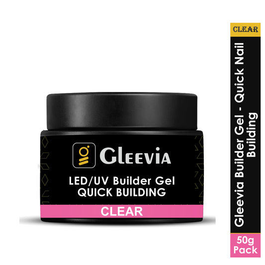 UV/LED Clear Builder Gel for Quick Building Nail Extension - 50ml Box