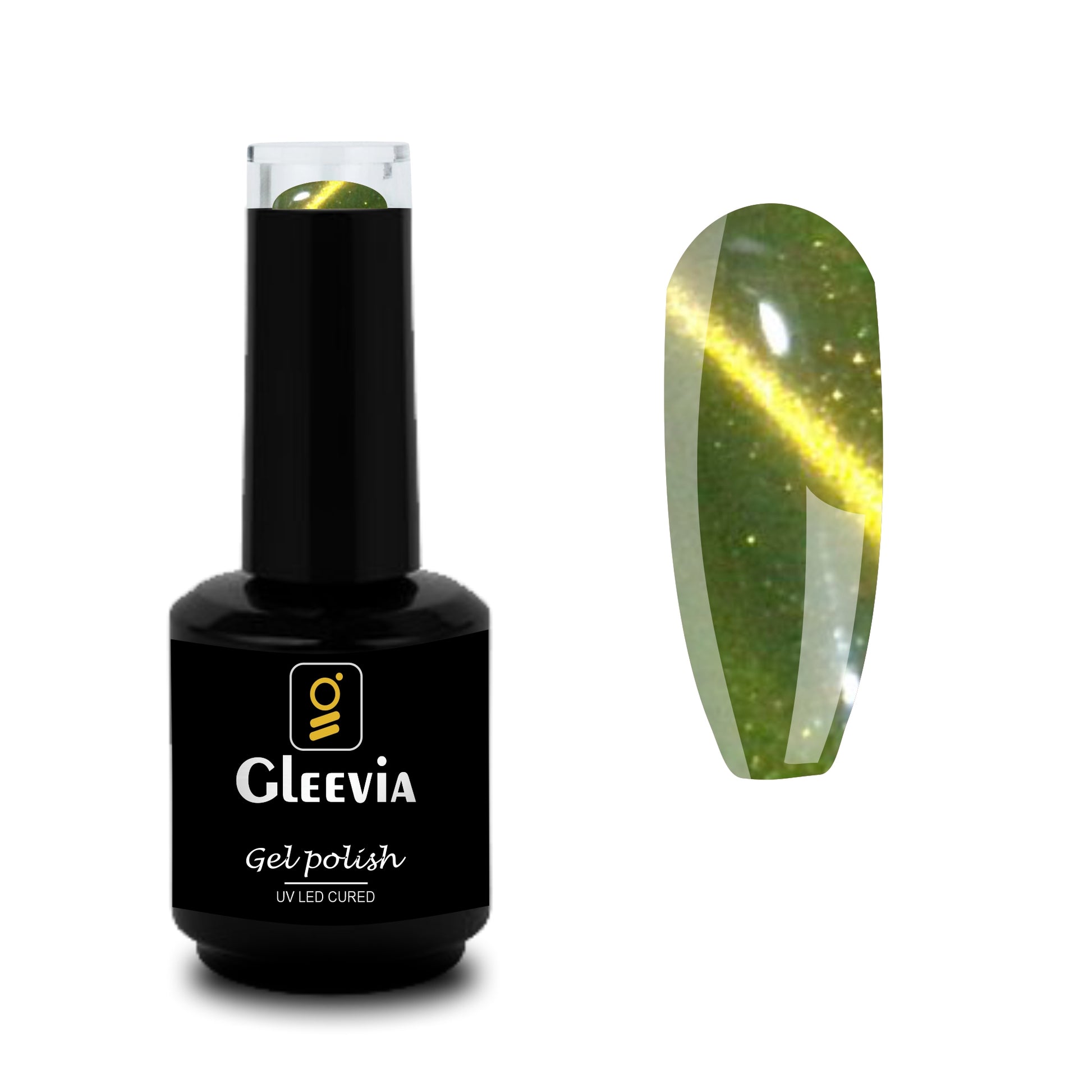 Gleevia Cat-Eye UV Gel Polish 15ml Brush Cap Shade C2