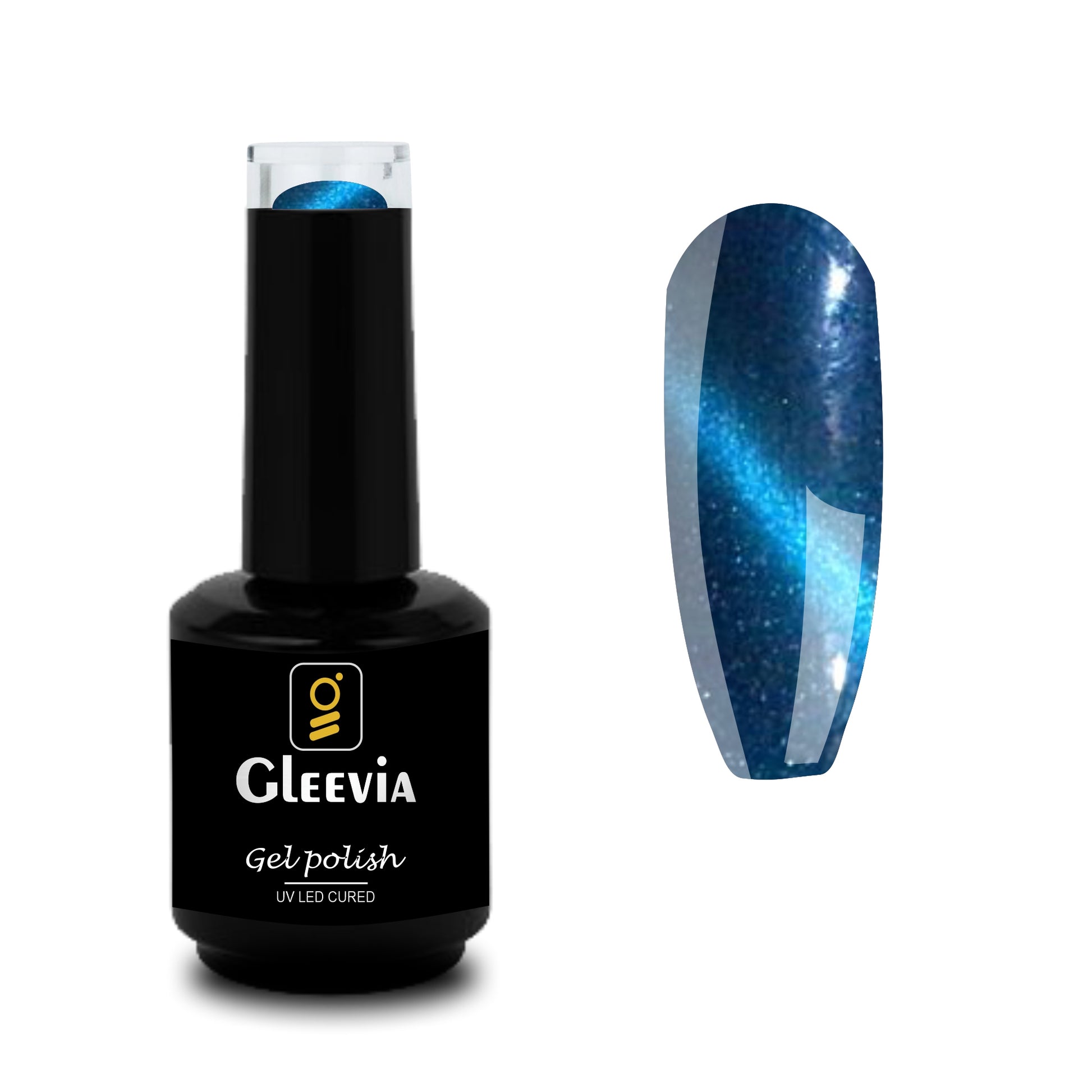 Gleevia Cat-Eye UV Gel Polish 15ml Brush Cap Shade C3