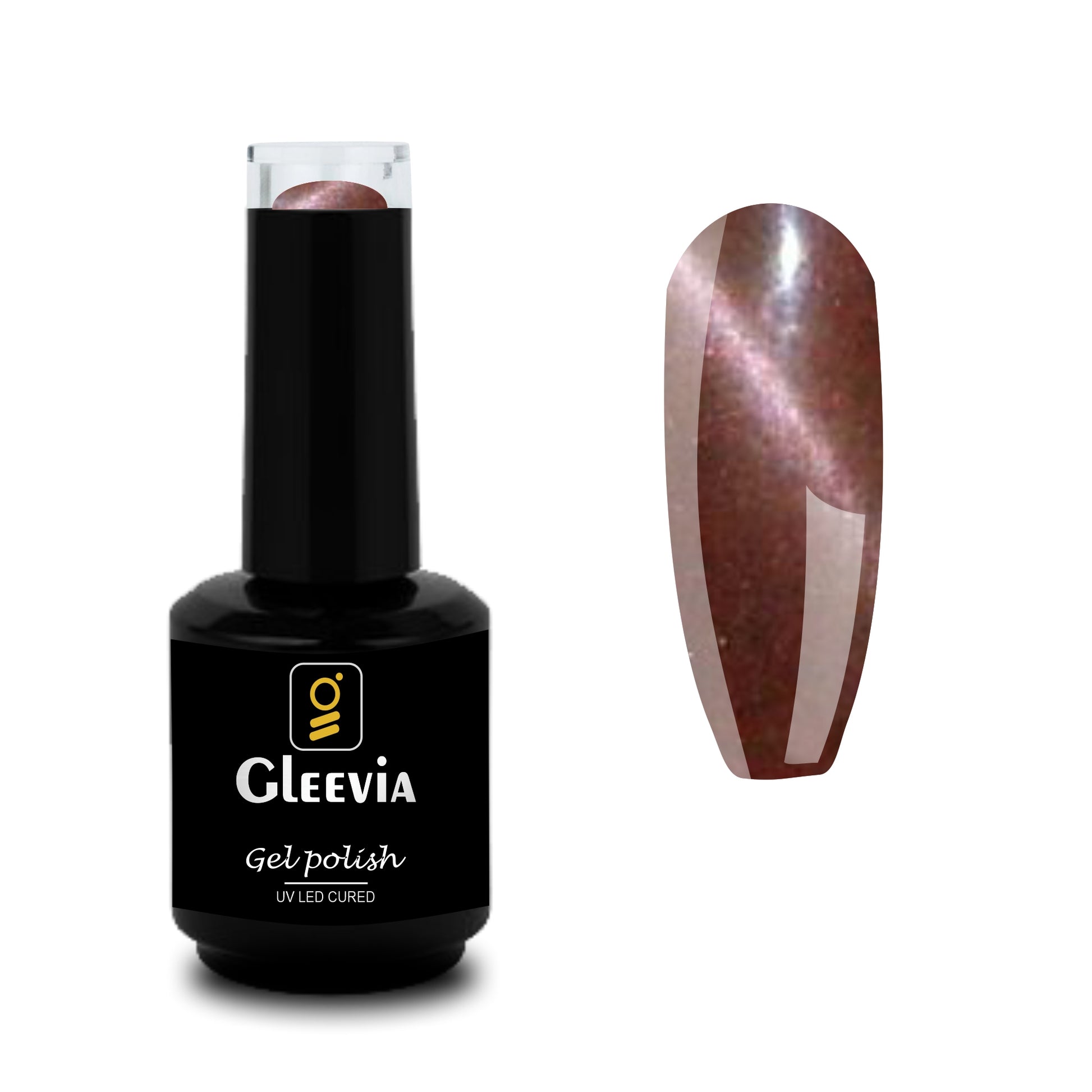 Gleevia Cat-Eye UV Gel Polish 15ml Brush Cap Shade C4