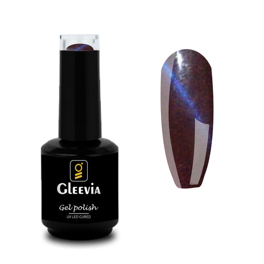 Gleevia Cat-Eye UV Gel Polish 15ml Brush Cap Shade C6