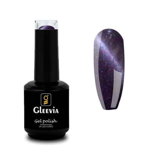 Gleevia Cat-Eye UV Gel Polish 15ml Brush Cap Shade C8