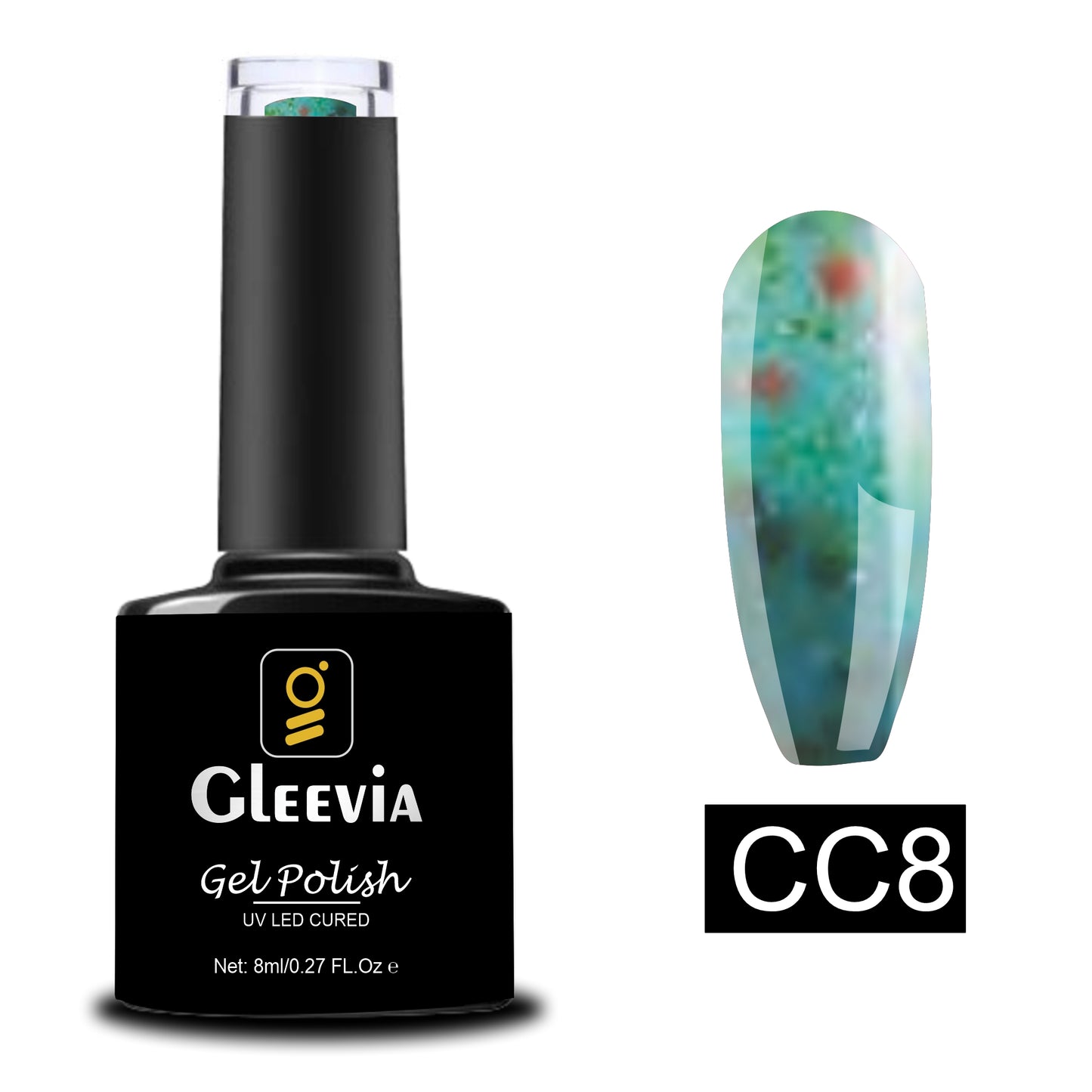 UV/LED Color Changing Gel Polish for Professionals 15ml Brush Cap Shade CC8