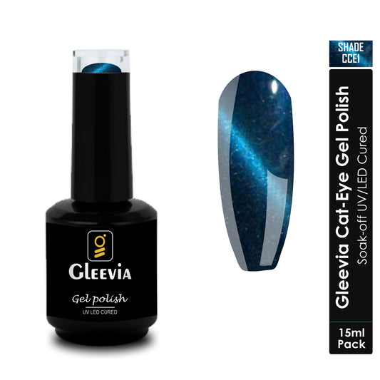 Gleevia Cat-Eye UV Gel Polish 15ml Brush Cap Shade CCE1