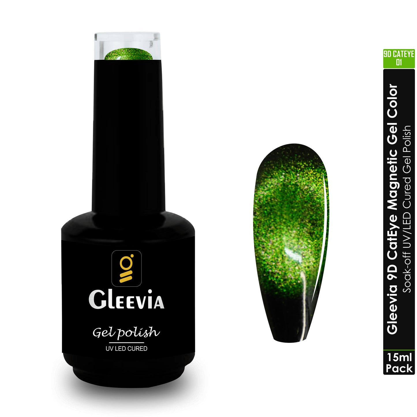 9D CatEye UV Gel Polish | Magnetic 9D Gel Nail Polish for Professionals 15ml