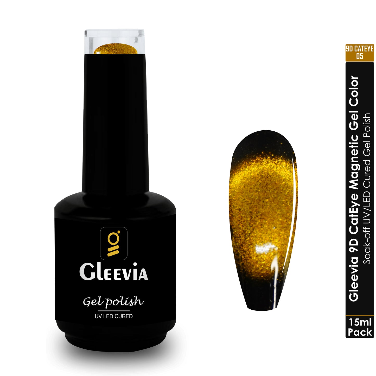 9D CatEye UV Gel Polish | Magnetic 9D Gel Nail Polish for Professionals 15ml