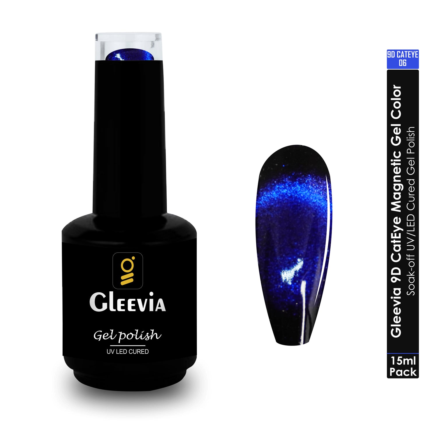 9D CatEye UV Gel Polish | Magnetic 9D Gel Nail Polish for Professionals 15ml